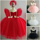 Cute Puffed Arm Princess Dress by Nhung Nguyen for Kids' Parties and Ceremonies Handmade in Vietnam ODM Supply 5