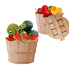 Bulk Price Wooden Fruit Basket Laundry Basket Storage Baskets Organizer Durable Eco-Friendly Material From Viet Nam Manufacturer 3