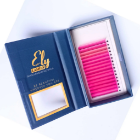 Good Factory Price Color Cashmere Lash Extensions Customized Packaging As Request Eyelash Extensions  12- 16 rows Mix Length 7