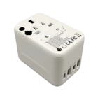 High Quality USB 3 Type-C Travel Adapter Plug Socket Custom Color Universal 2-Outlet Plug Adapter 2