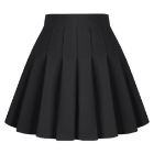 Hot Selling Korean Fashion Mini Skirt Sweet Vintage Style with Print Decoration Elastic Waist Knee-Length for Summer Outfits 5