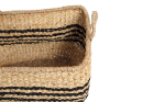 Multi-purpose seagrass basket with handle, home organization accessory, highly aesthetic, wholesale available. 5