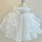 Nhung Nguyen's Comfortable Satin Denim Dress Baby Girls High Quality OEM ODM Large Size Autumn Party Style Made Viet Nam Chiffon 5