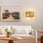 Rattan Wall Sconces Rustic Wall Lights, Lamps made from handmade materials, home decoration accessories, wholesale. 2