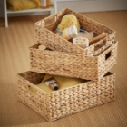 Rectangular basket set, Storage basket, home organization accessory highly aesthetic, wholesale available. 2