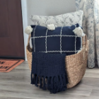 Seagrass basket, Storage basket, home organization accessory highly aesthetic, wholesale available. 6