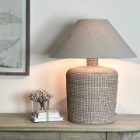Seagrass Natural Whitewash Table Lamp, Lamps made from handmade materials, home decoration accessories, wholesale. 1