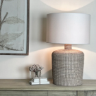 Seagrass Natural Whitewash Table Lamp, Lamps made from handmade materials, home decoration accessories, wholesale. 4