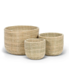 Seagrass plant basket, Multi-purpose storage basket, home organization accessory highly aesthetic, wholesale available. 1