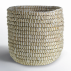 Seagrass plant basket, Multi-purpose storage basket, home organization accessory highly aesthetic, wholesale available. 2