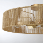 Semi-recessed ceiling lamp, Lamps made from handmade materials, home decoration accessories, wholesale. 2