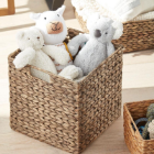 Square basket Hand woven basket, Storage basket, home organization accessory highly aesthetic, wholesale available. 5