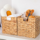 Square basket Hand woven basket, Storage basket, home organization accessory highly aesthetic, wholesale available. 4