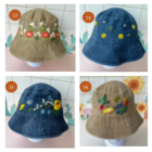 Vintage Floral Embroidered Bucket Hat for Men Winter Corduroy Cap with Wide Brim Top Choice Custom Logo OEM ODM Made in Vietnam 2