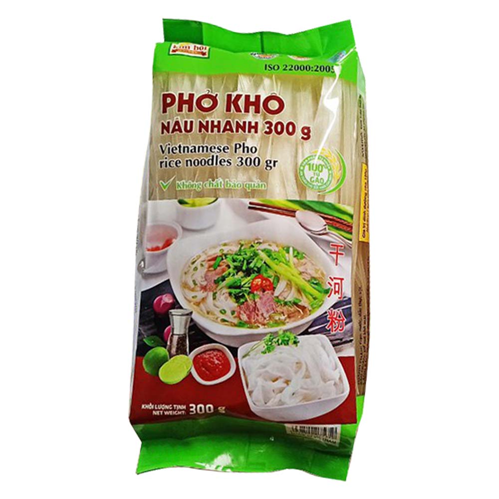 Vietnamese Instant Pho Rice Noodles No Fried Boiled Water Brewing Convenient Hot and Rice Noodles Single Package Packaging PA/PE 3