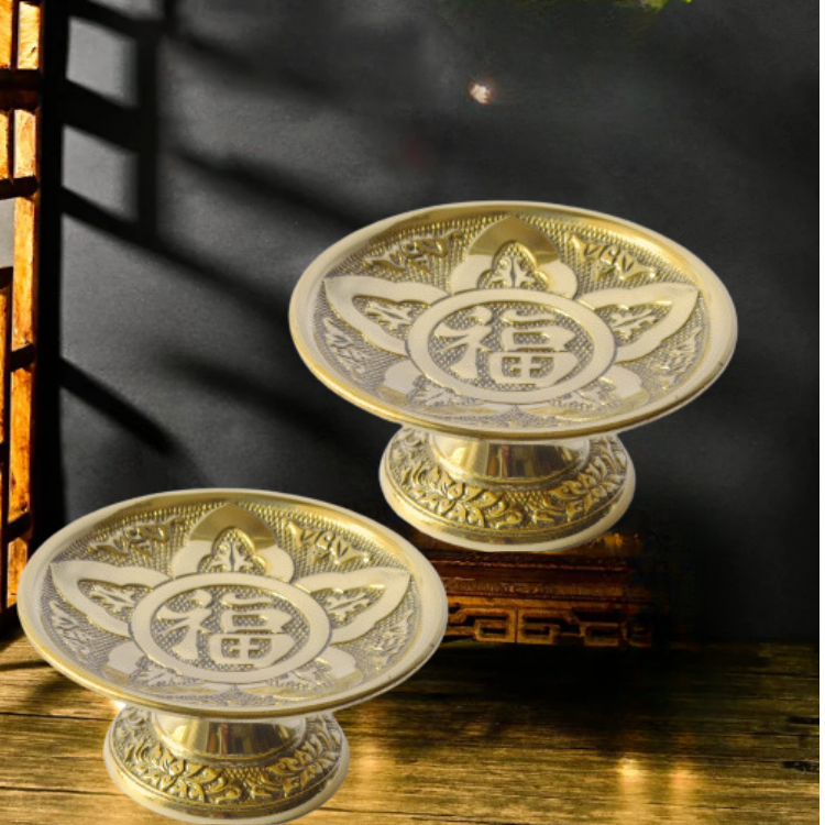 Mini Lucky "Phuc" Charger Plates Cheap Price Trending Design Indoor Decoration Customized Packing Made In Vietnam 6