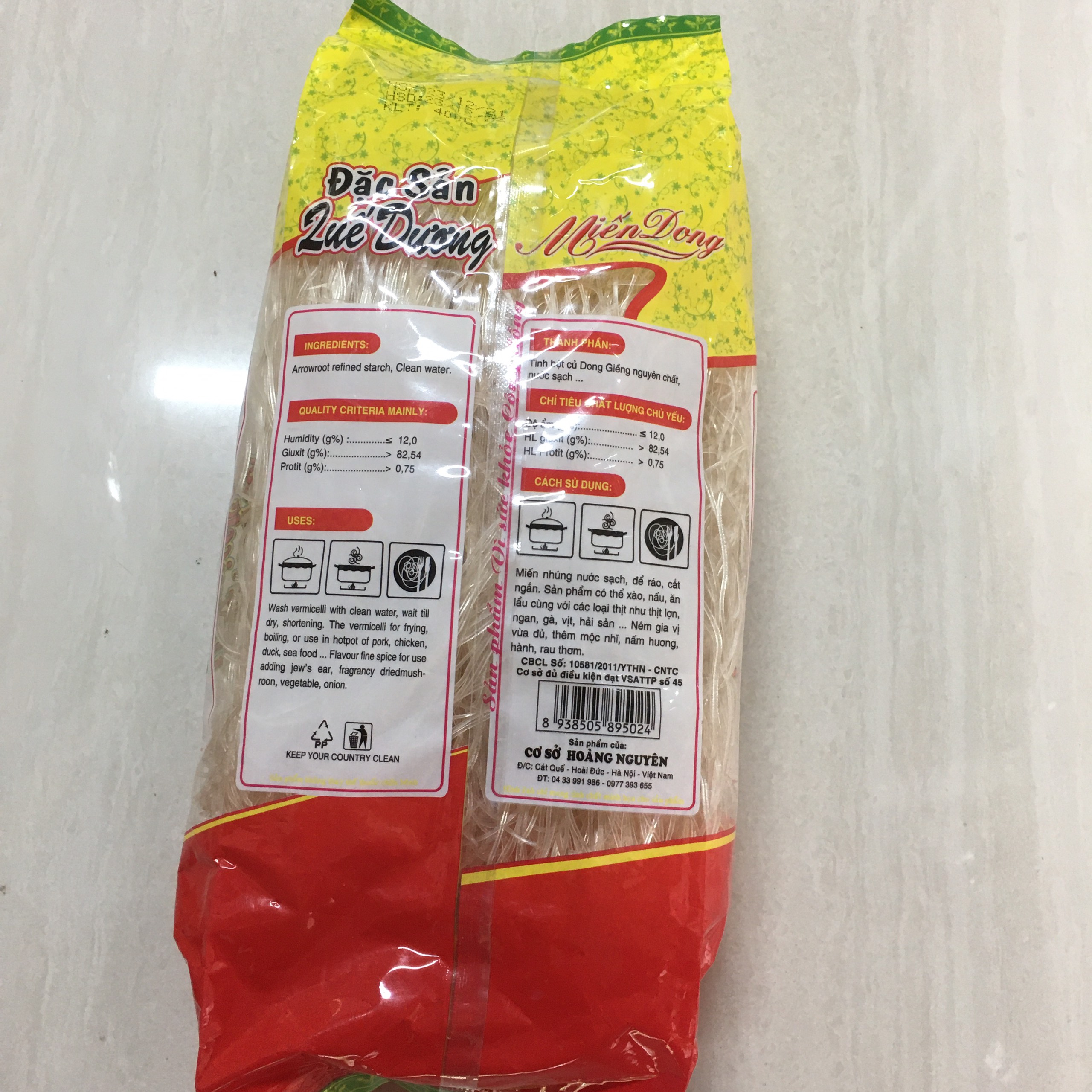 Que Duong Vermicelli Traditional Packed PP PE Food OCOP Bag Vietnam Manufacturer Vietnamese Vermicelli 2