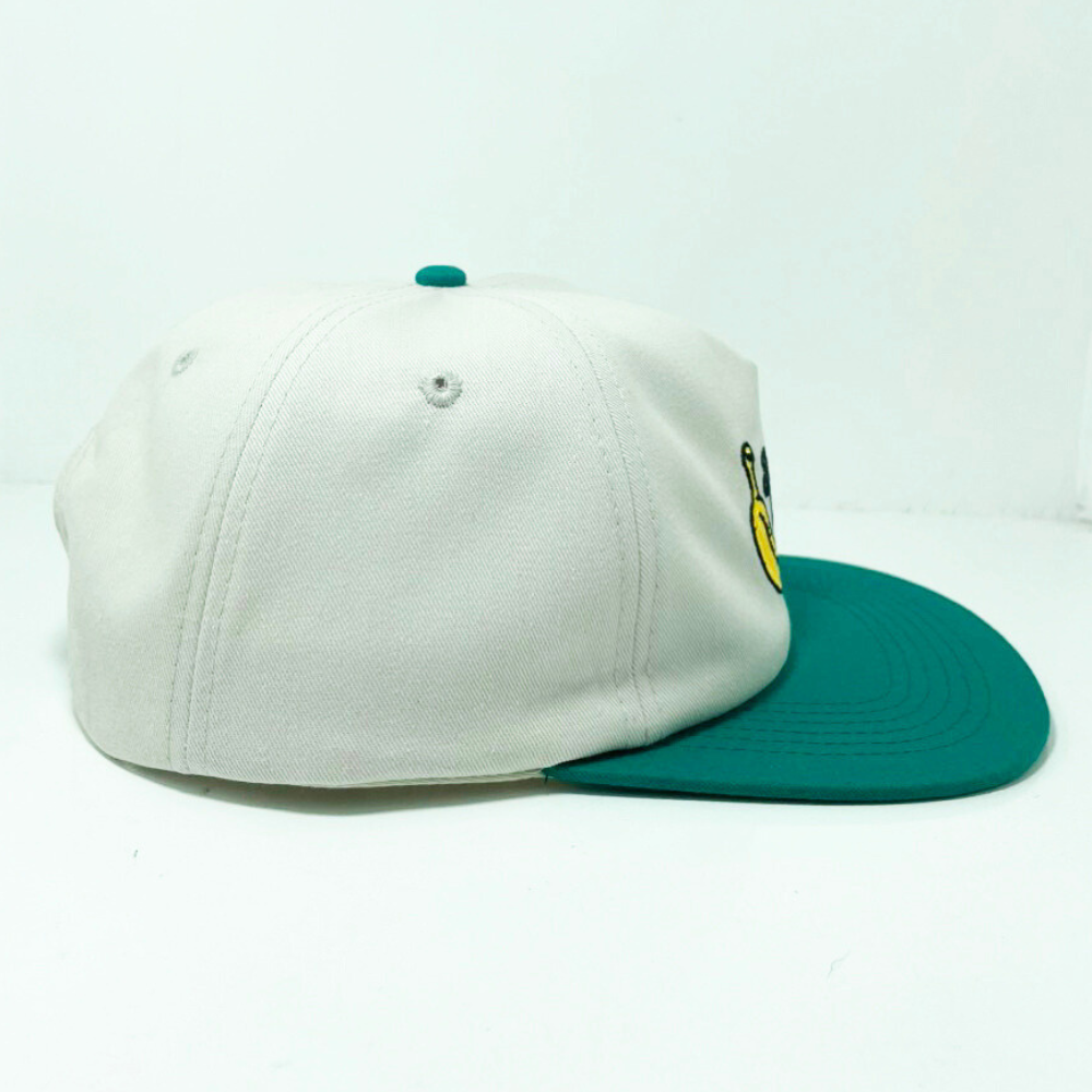 2D Embroidered Snapback 5 Panel Soft Structured Two Tone Fruit Pattern Adjustable Snapback Closure For Man Women For Promotions 2