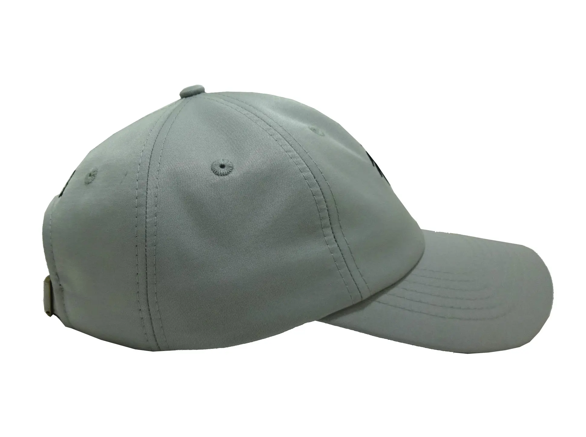 2D Embroidery 6-Panel Curved Brim High Quality Unstructured Grey Color Low Profile Unisex Baseball Cap from Vietnam Supplier 4