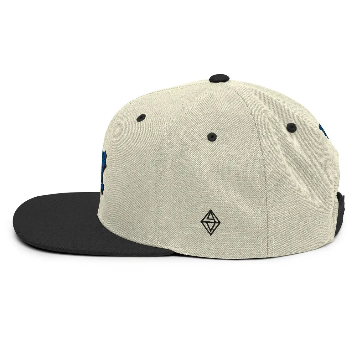 2D Embroidery 6-Panel Flat Brim High Quality High Profile 65% Cotton and 35% Polyester Fabric Snapback Cap in Vietnam Factory 3