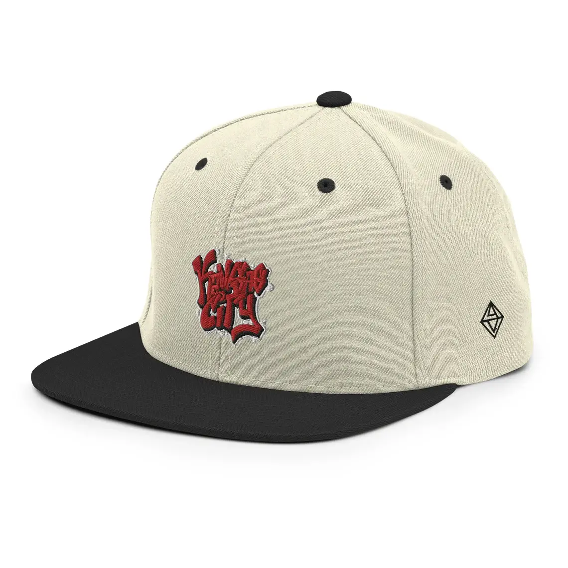 2D Embroidery 6-Panel Flat Brim High Quality High Profile 65% Cotton and 35% Polyester Fabric Snapback Cap in Vietnam Factory 2