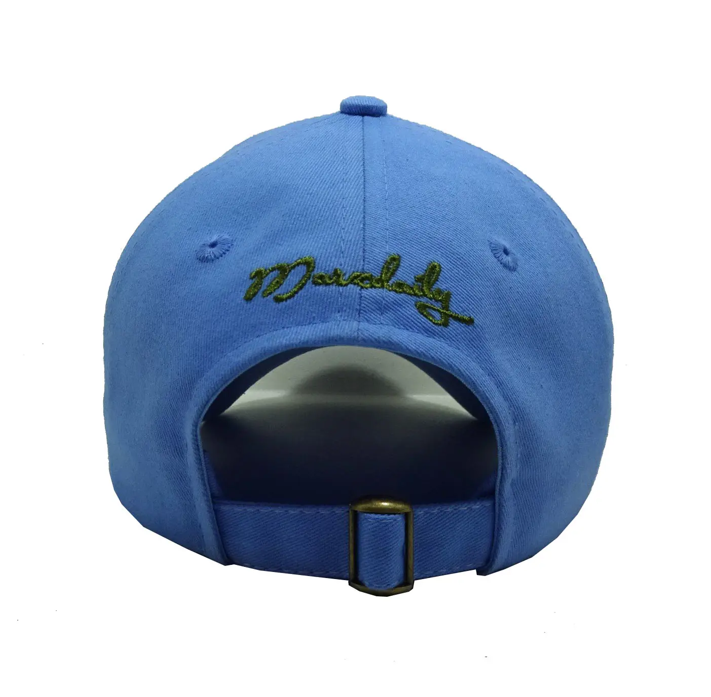 2D Embroidery Unisex Blue Color 6-Panel Curved Brim High Quality Low Profile 65% Cotton and 35% Polyester Fabric Baseball Cap 5