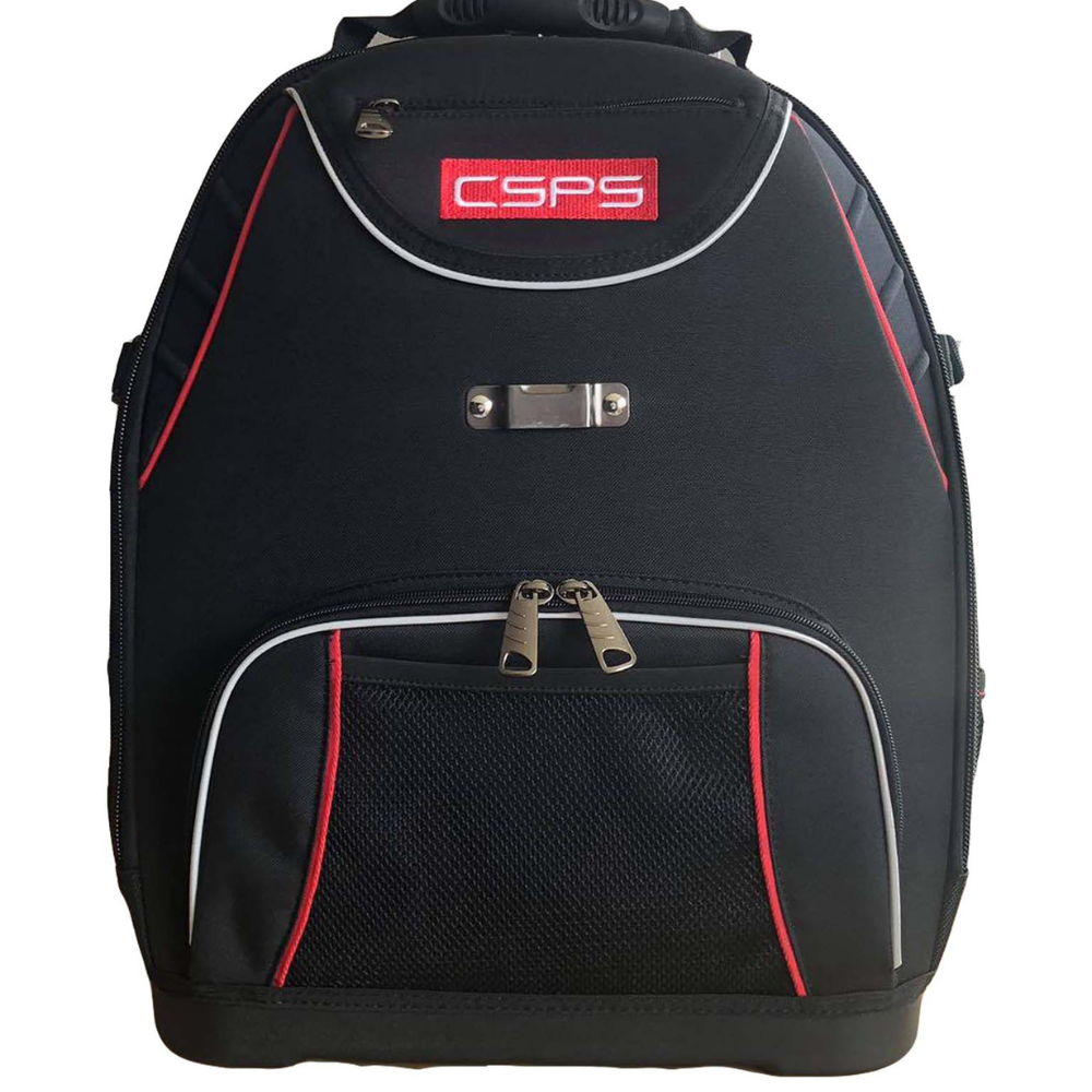 Tool Backpack CSPS 37cm Durable Polyester Carrying Protector 37 x 22 x 47 cm Press Brake Black Material 