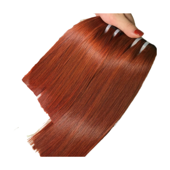 Machine Weft Bone Straight Orange Color Hair Extensions Bulk Sale Virgin Hair Beauty And Personal Care From Vietnam Manufacturer 2