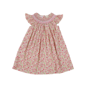 Fast Delivery High Quality Girls Smocked Dresses ODM And OEM For Baby Girl Short Sleeve ODM From Vietnam Manufacturer 5