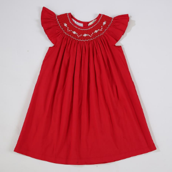 Good Quality Baby Smocked Dress ODM And OEM For Baby Girl Short Sleeve High Grade Product Top Selling Vietnam Manufacturer 8