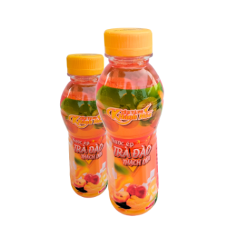 Best Quality Coconut Jelly Peach Tea Juice Flavored Beverage Vicas Packed In Box Vietnam Factory 6