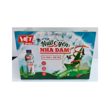 Hot Item Aloe Vera Bird'S Nest Water Flavored Beverage Vicas Packed In Box From Vietnam Manufacturer 6