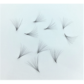 14D Hand Fan Thickness 0.05 Curvature (C, D) box of 1000 fan mi extension tool fan Thuy Ha Eyelashes Extension OEM ODM Service   3