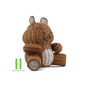 Acceptable Variety of Sizes from Vietnam Storage Basket for Toys and Small Brown Bear OEM Best Seller Items Organization OEM 8