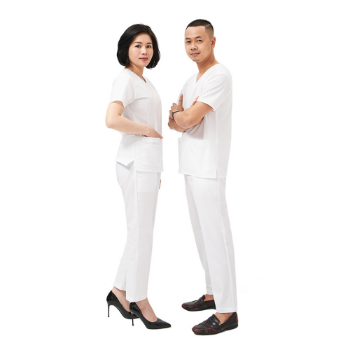 Vietnam Men's Hospital Uniform Scrub Shirt At Factory Price - Mens scrubs medical uniform 2