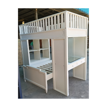 Loft Bed For Twin Over Full Bed Wooden Hardwood Top Sale Modern For Sale Kids Ready Export Worldwide From Vietnam Manufacturer