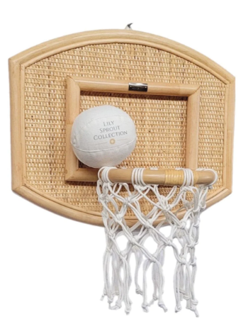 Handcrafted from Vietnam High Quality From Vietnam Activities Top Sale Good Choice Rattan Toys for Kids Rattan Basketball Hoop For Children Handcrafted from Vietnam 5