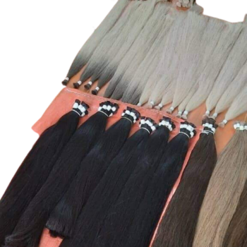 Buy Bulk Hair Hot Sale 100% Human Hair Virgin Raw Hair Machine Double Weft Genius Weft 2