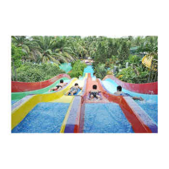 Rainbow Slide Cheap Price Alkali Free Glass Fiber Using For Water Park ISO Packing In Carton From Vietnam Manufacturer 4