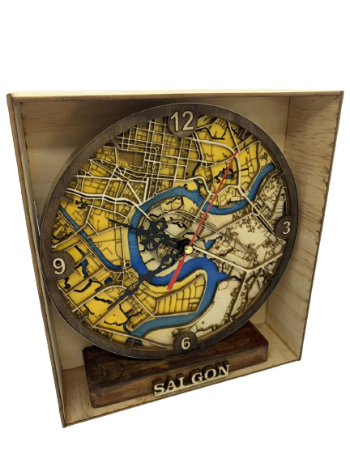 Quy Nhon Desktop Clock Good price Time For Desk Use Customized Packaging Made In Vietnam Manufacturer High Quality 2