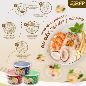 Hot Price Ginseng Bird's Nest Porridge Vegetables Mushrooms Beans SAMVANG BFP Brand Made In Vietnam Manufacturer 1