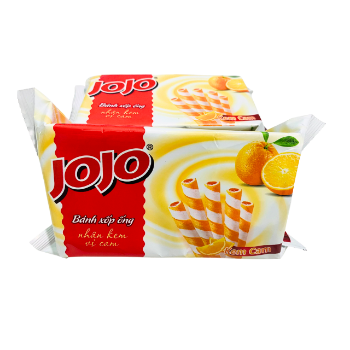 Wholesale Wafer Biscuit Production Line Orange JOJO High Quality Customized Packaging Ready To Export From Vietnam Manufacturer 5