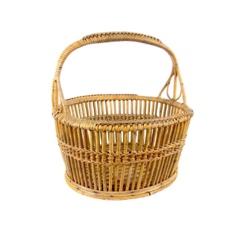 Storage Basket Food containers Bamboo Eco Friendly Home Bamboo Decoration Handmade Customized Accept Order Graphic Design Package Logo Top Price Low MOQ Hot Seller Supplier Bamboo Rattan Basket With Handles 5