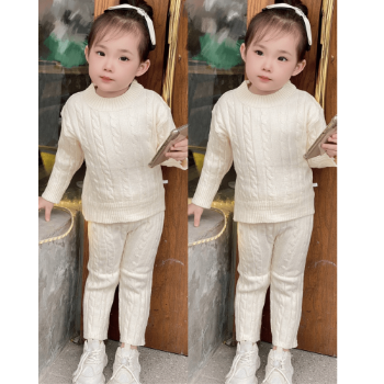 Clothes For Kids Girls Competitive Price Natural Woolen Set Casual Each One In Opp Bag From Vietnam Manufacturer 9