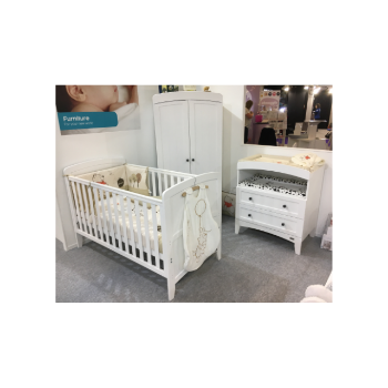 Children Cribs Multi-functional Bed Crib Hot sale Movable Convertible Luxury Kids' Baby Cot Ready Export From Vietnam Manufacturer 1