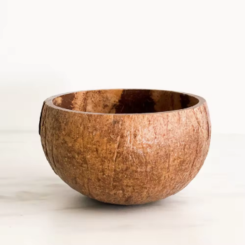 Handcrafted 100% Natural Coconut Bowl Wholesale in bulk coconut salad bowl made in Vietnam 3