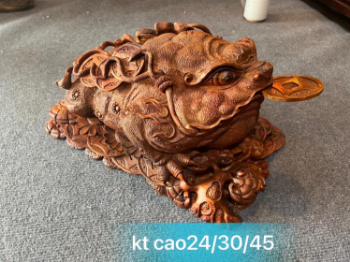 Toad Factory Hot Sale Handcrafted Natural Wooden Sculpture From Viet Nam 2