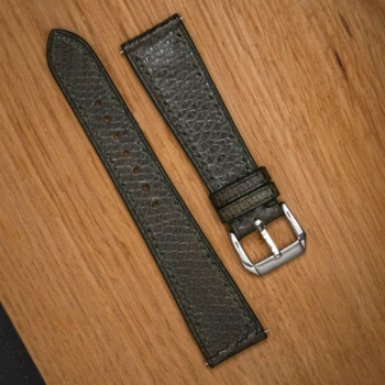 Suitable for leather watch strap 18mm20mm22mm Karung retro snake leather strap waterproof leather strap for mass export 1