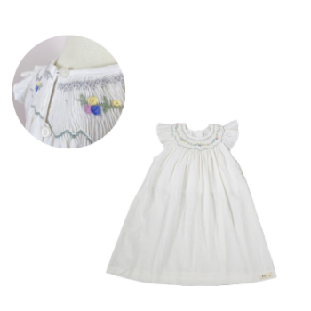 Fast Delivery Smocked Dresses For Girls High Grade Product For Baby Girl Short Sleeve ODM From Vietnam Manufacturer 1