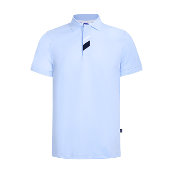 Polyester Spandex Regular-Fit Polo Shirt With Contrast 2 Lines At The Placket Men Polo Shirts New Arrival Polo Shirts For Men 2